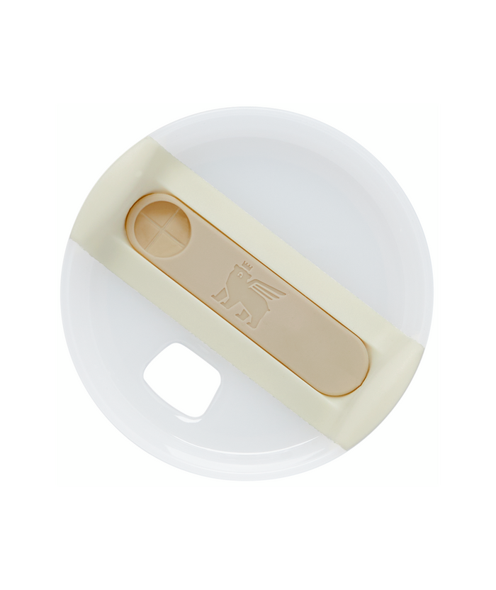 Stanley 1913 The Quencher H2.O FlowState™ Tumbler Lid 14 OZ in Milky White | Lid View